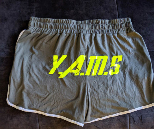 Gray Authentic Luxury Clothing Yams Dolphin Shorts