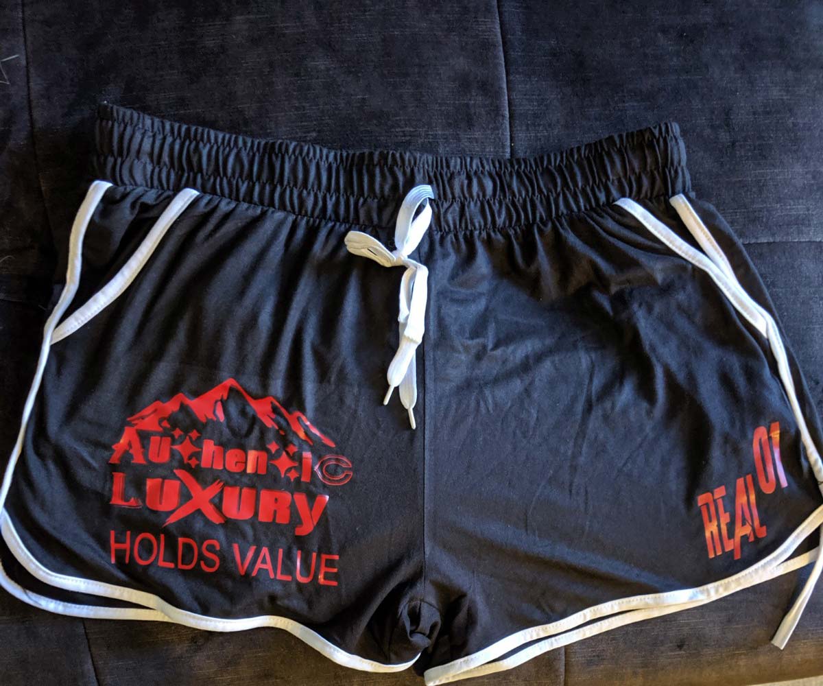 Navy Blue Authentic Luxury Clothing Real One Dolphin Shorts